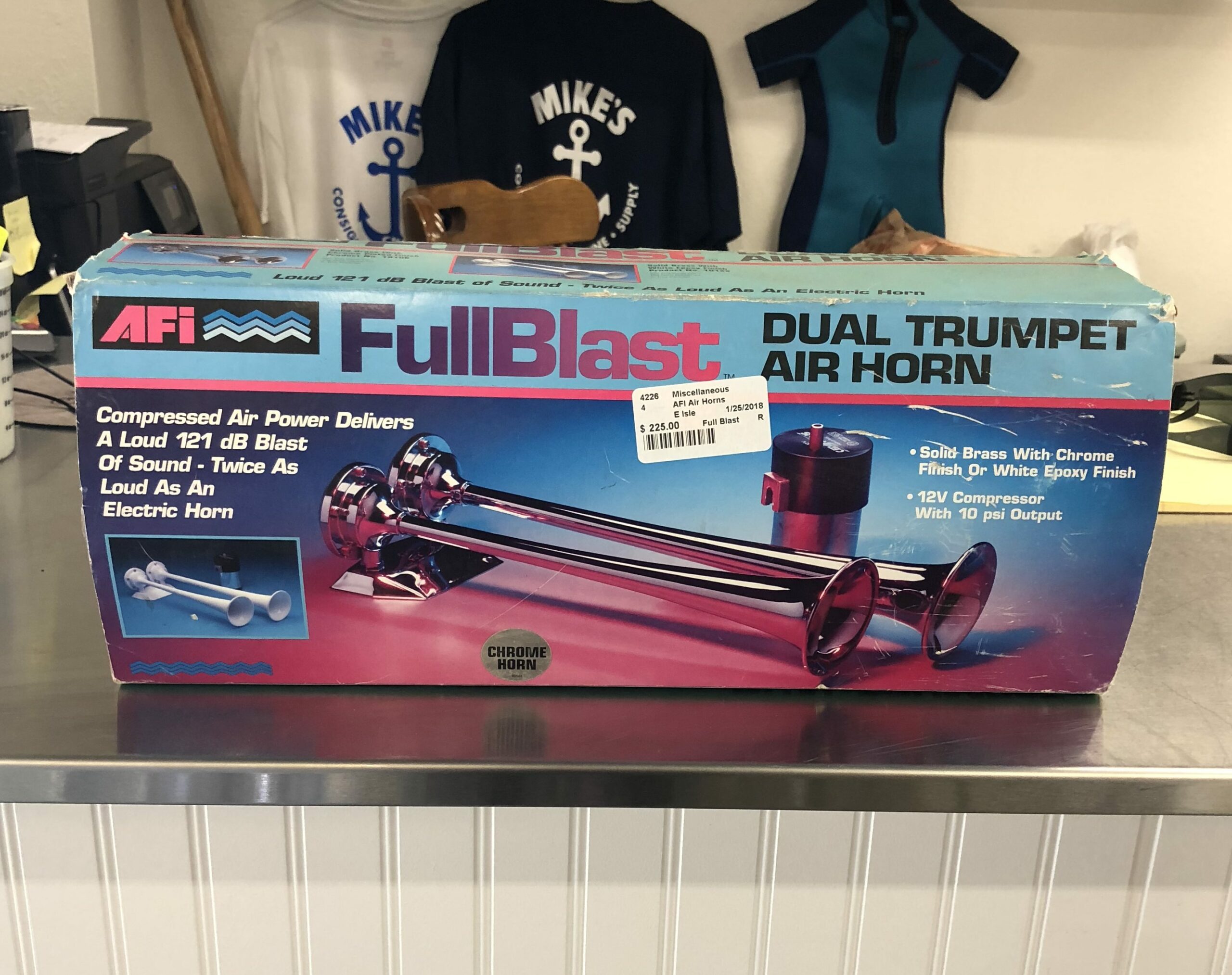 AFI FullBlast Dual Trumpet Air Horn - NEW 